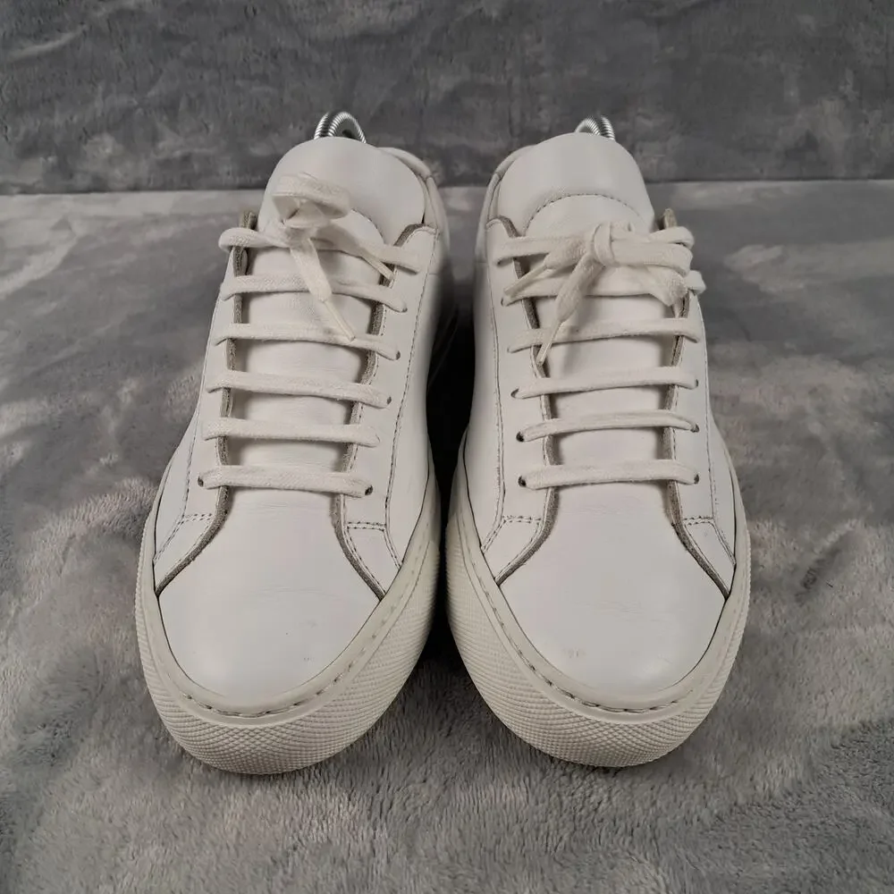 Common Projects Original Achilles Low White Leather Sneakers Men's EU 39 US 6.5